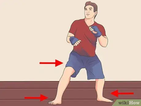 Image titled Do a Double Leg Takedown Step 1