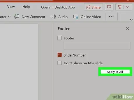 Image titled Add Slide Numbers in PowerPoint Step 5