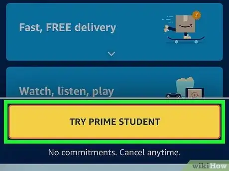 Image titled Sign Up for Free Amazon Prime Student