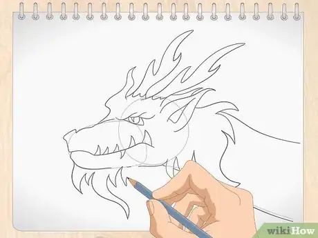 Image titled Draw a Dragon Head Step 17