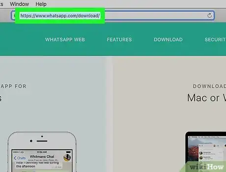 Image titled Install WhatsApp on Mac or PC Step 1