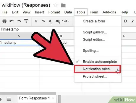 Image titled Get Email Notifications for Google Form Submissions Step 2