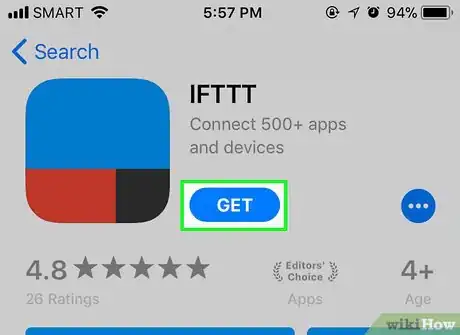 Image titled Use IFTTT with Alexa Step 1