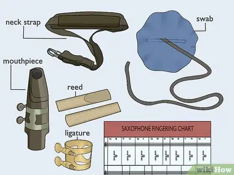 Image titled Play the Tenor Saxophone Step 1