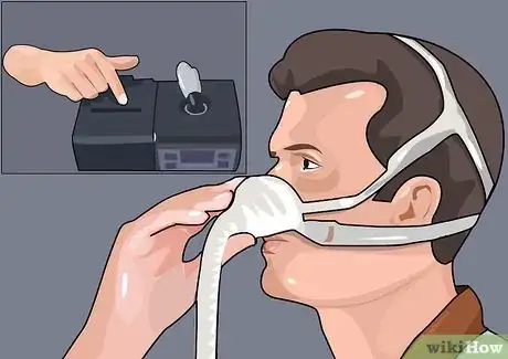 Image titled Adjust to Wearing a CPAP Mask Step 2