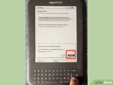 Image titled Register a Kindle Keyboard to Your Amazon Account Step 7