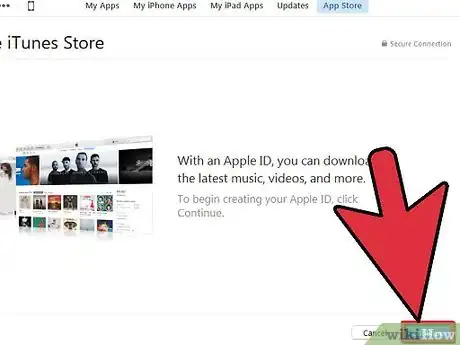 Image titled Create an iTunes Account Without a Credit Card Step 7