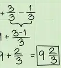 Subtract Fractions from Whole Numbers