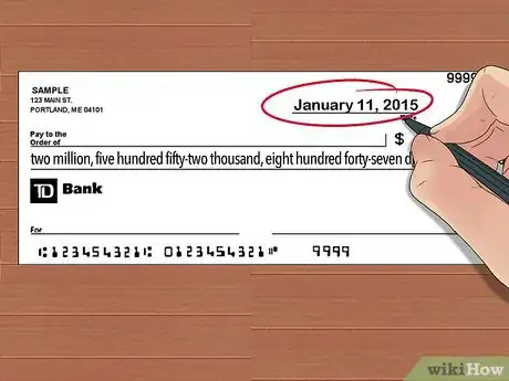 Image titled Write a Check With Cents Step 6