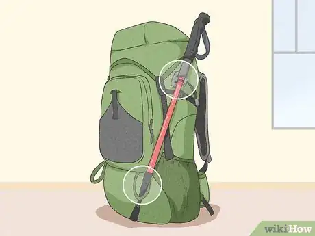 Image titled Pack a Trekking Pole Step 1