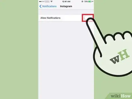 Image titled Turn Off Instagram Notifications on an iPhone Step 4