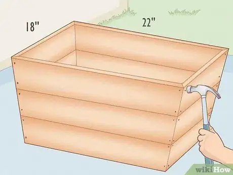 Image titled Build a Planter Box Wheelbarrow Step 2