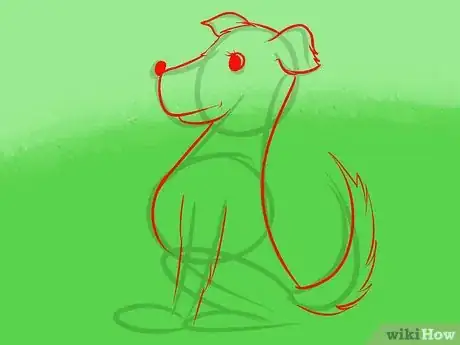 Image titled Draw a Cartoon Dog Step 11