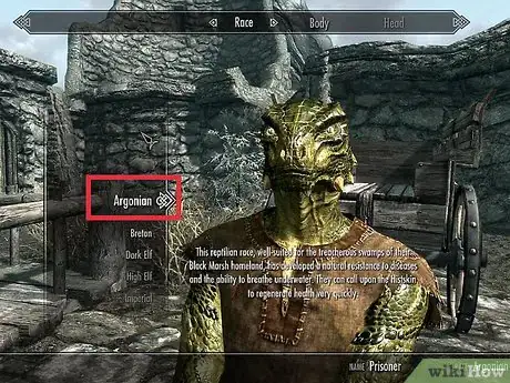 Image titled Create the Right Character for You in Skyrim Step 2