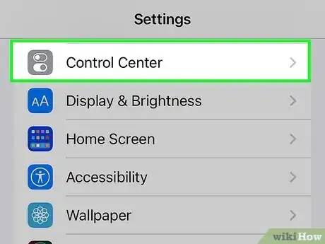 Image titled Add Low Power Mode to Control Center Step 2