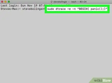 Image titled Force a Kernel Panic on a Mac Step 2
