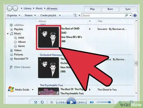 Image titled Put a Cover Photo on a Music File Using Windows Media Player Step 4