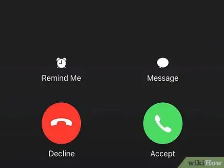 Image titled Hang Up an Incoming Call on an iPhone Step 4