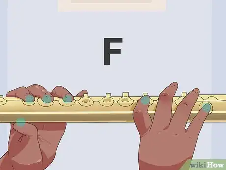 Image titled Play the F Scale on the Flute Step 2