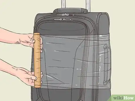 Image titled Wrap Luggage in Plastic at Home Step 5