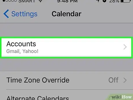 Image titled Add Calendars from an Email Account to an iPhone Step 3