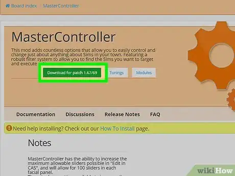 Image titled Install Master Controller on Sims 3 Step 4