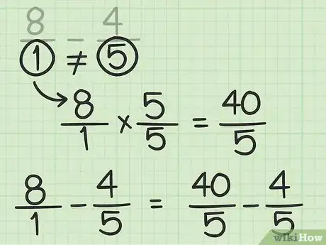 Image titled Subtract Fractions from Whole Numbers Step 2