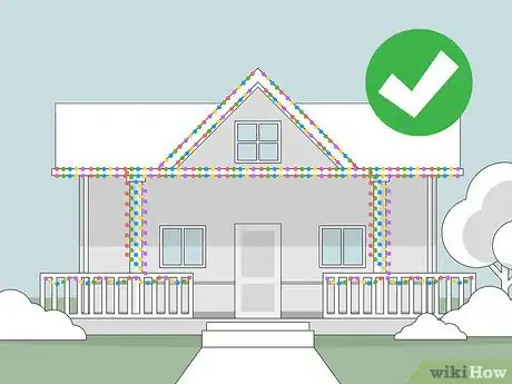 Image titled Put up Christmas Lights Outside Step 1