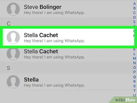 Image titled Block Contacts on WhatsApp Step 7