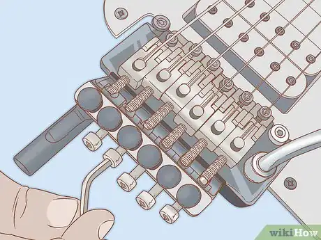 Image titled Restring a Floating Bridge (Floyd Rose) Step 5