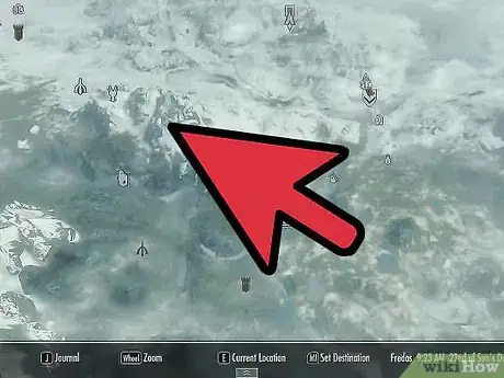 Image titled Use the in Game Map in Skyrim Step 5