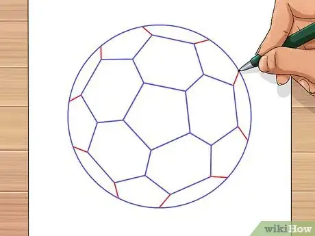 Image titled Draw a Soccer Ball Step 30