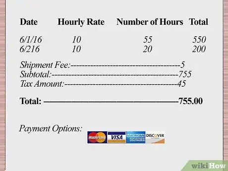 Image titled Write an Invoice for Payment for Services Rendered Step 13