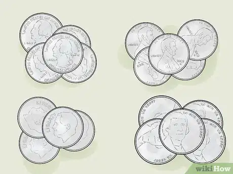 Image titled Roll Coins Step 3