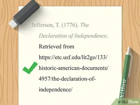 Image titled Cite the Declaration of Independence Step 7