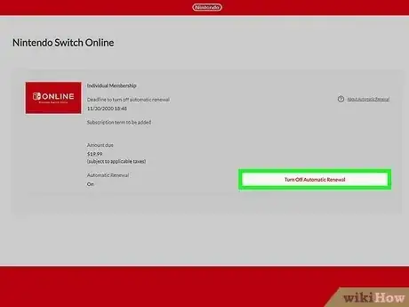 Image titled Cancel Nintendo Online Step 12