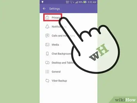 Image titled Block Mobile Numbers in Viber Step 4