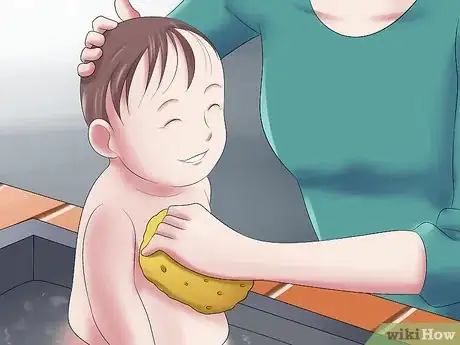 Image titled Give Your Baby a Bath when Traveling Step 12