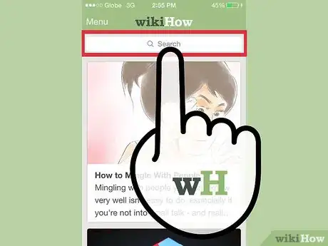 Image titled Use the wikiHow iPhone and iPad Application Step 2