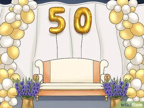 Image titled Plan For a Golden (50th) Wedding Anniversary Step 8