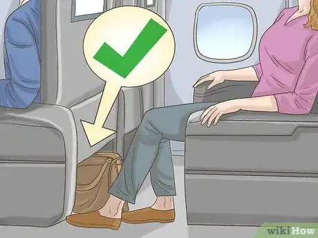 Image titled Practice Airplane Etiquette Step 14