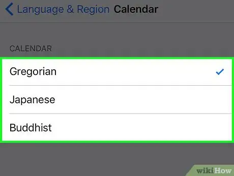 Image titled Change the Calendar Region on an iPhone Step 5