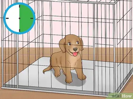 Image titled Crate Train a Puppy During the Day Step 4