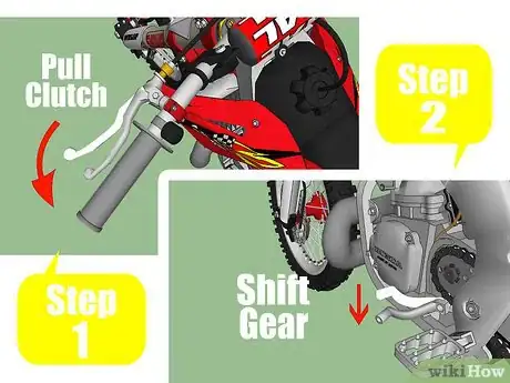 Image titled Use a Clutch on a Dirtbike Step 4