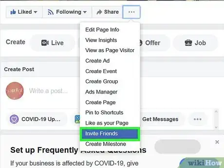 Image titled Invite All Your Friends to Your Page or Group on Facebook Step 2
