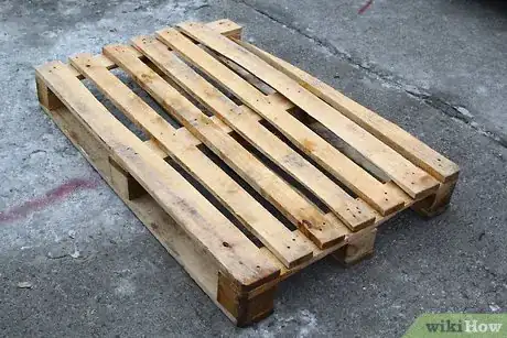 Image titled Make a Pallet Bed Frame Step 1