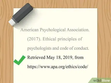 Image titled Cite the APA Code of Ethics Step 4