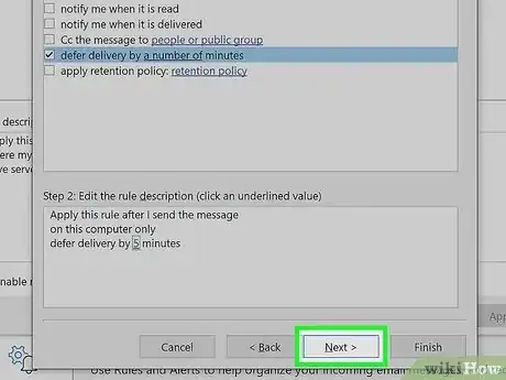 Image titled Send a Delayed Email in Outlook Step 17