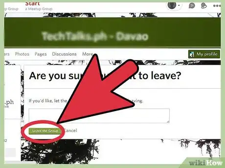 Image titled Leave a Meetup Group Step 5