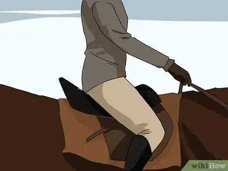 Image titled Improve Balance While Riding a Horse Step 1